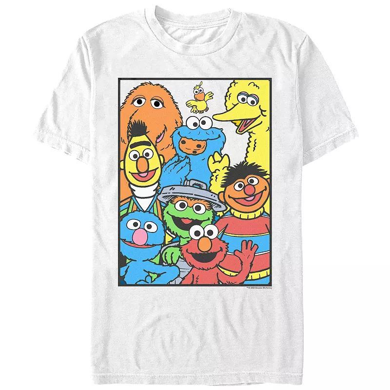 Mens Sesame Street OG Gang Portrait Graphic Tee Product Image