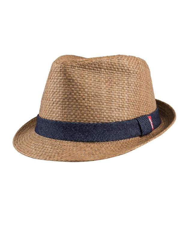 Levis Mens Denim Band Straw Fedora Hat Product Image