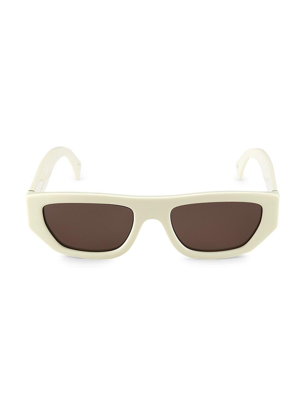 Mens Gucci Logo 53MM Rectangular Sunglasses Product Image