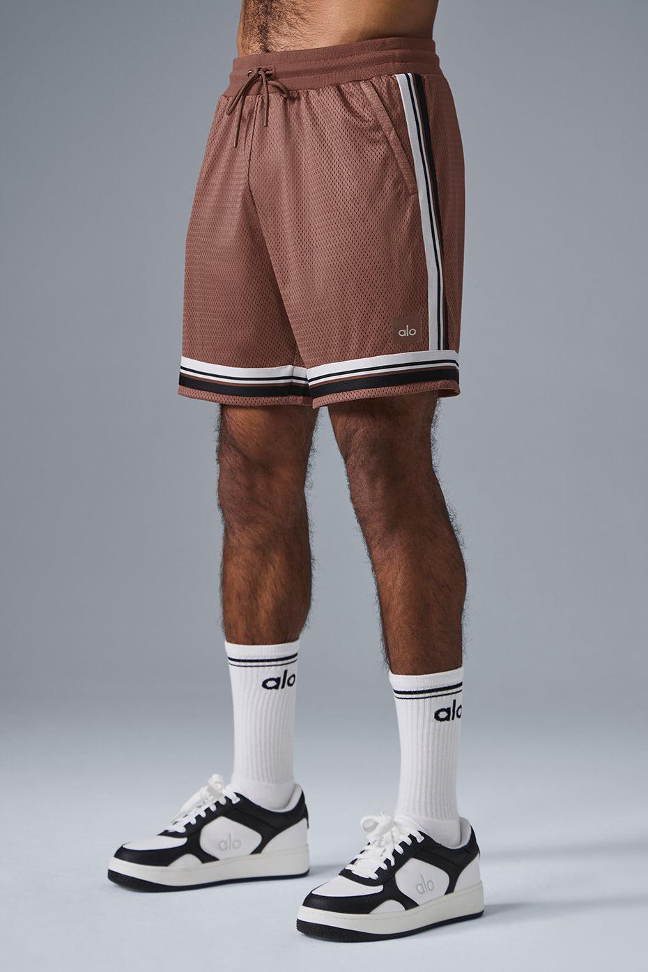 7" Key Mesh Basketball Short - Chestnut Male Product Image