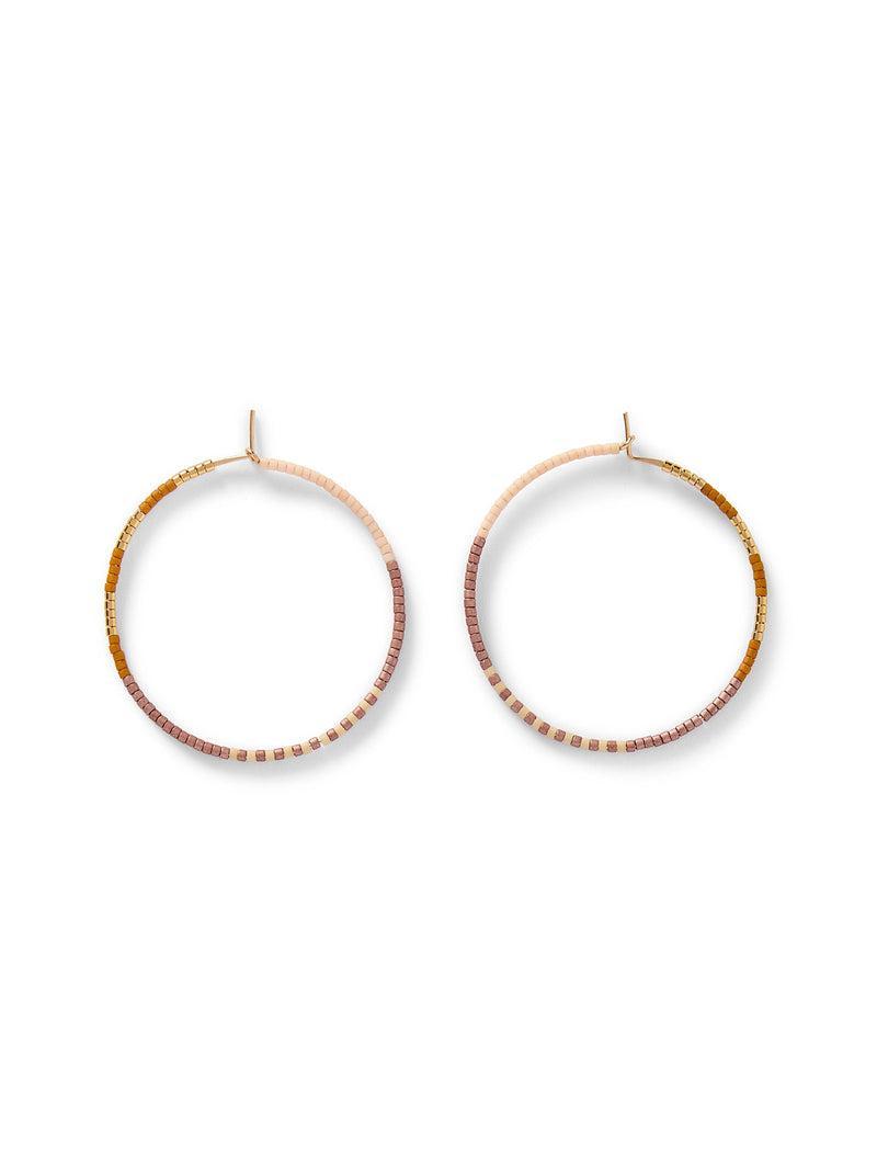 Faherty X Beyond The Sea Hoop Earring - Coral Multi Product Image