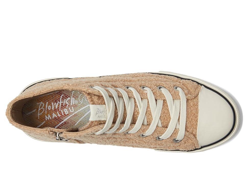 Blowfish Malibu Kimber-Hi Oxfords (Teddy Faux Sherpa Fabric) Women's Shoes Product Image