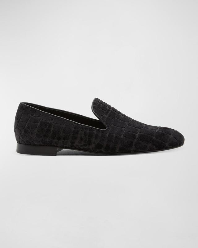 Mens Croc-Stamped Loafers Product Image