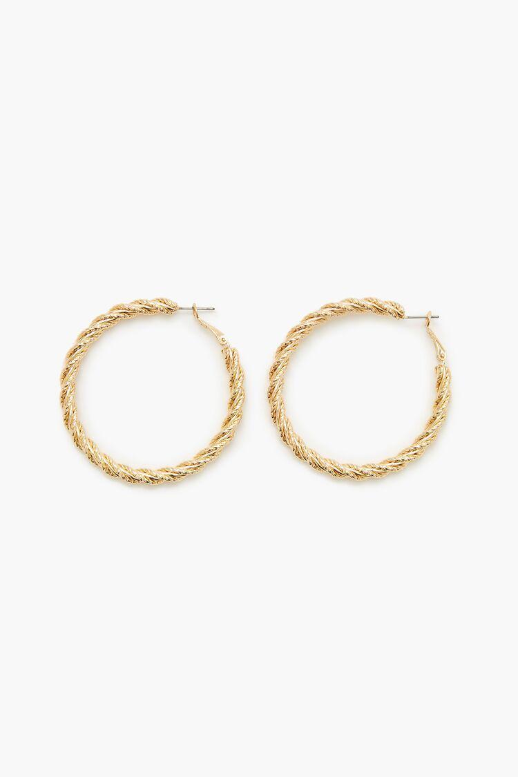 Twisted Hoop Earrings | Forever 21 Product Image