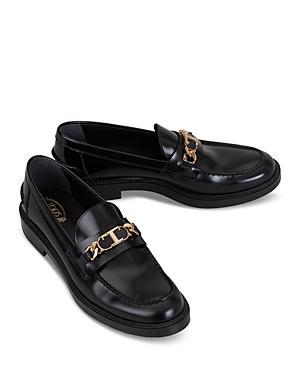 Tods Womens T Chain Mocassino Loafers Product Image