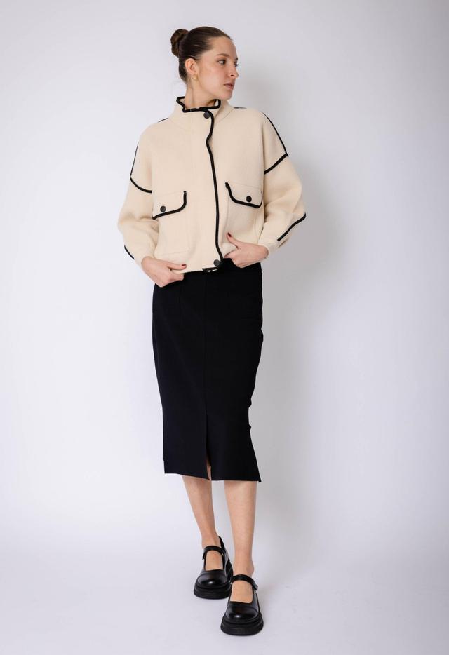 Tailored Skirt In Black Product Image