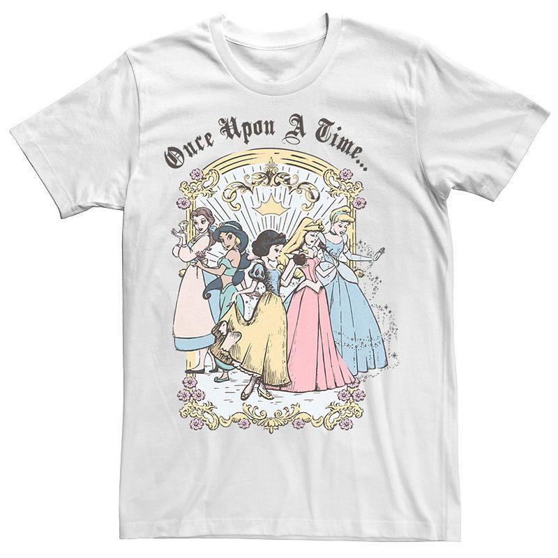 Mens Disney Princess Once Upon A Time Vintage Cartoon Tee Product Image