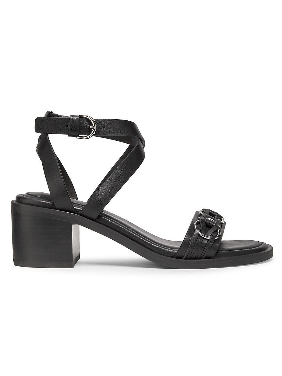 Womens Geo Chain 50MM Block-Heel Sandals product image