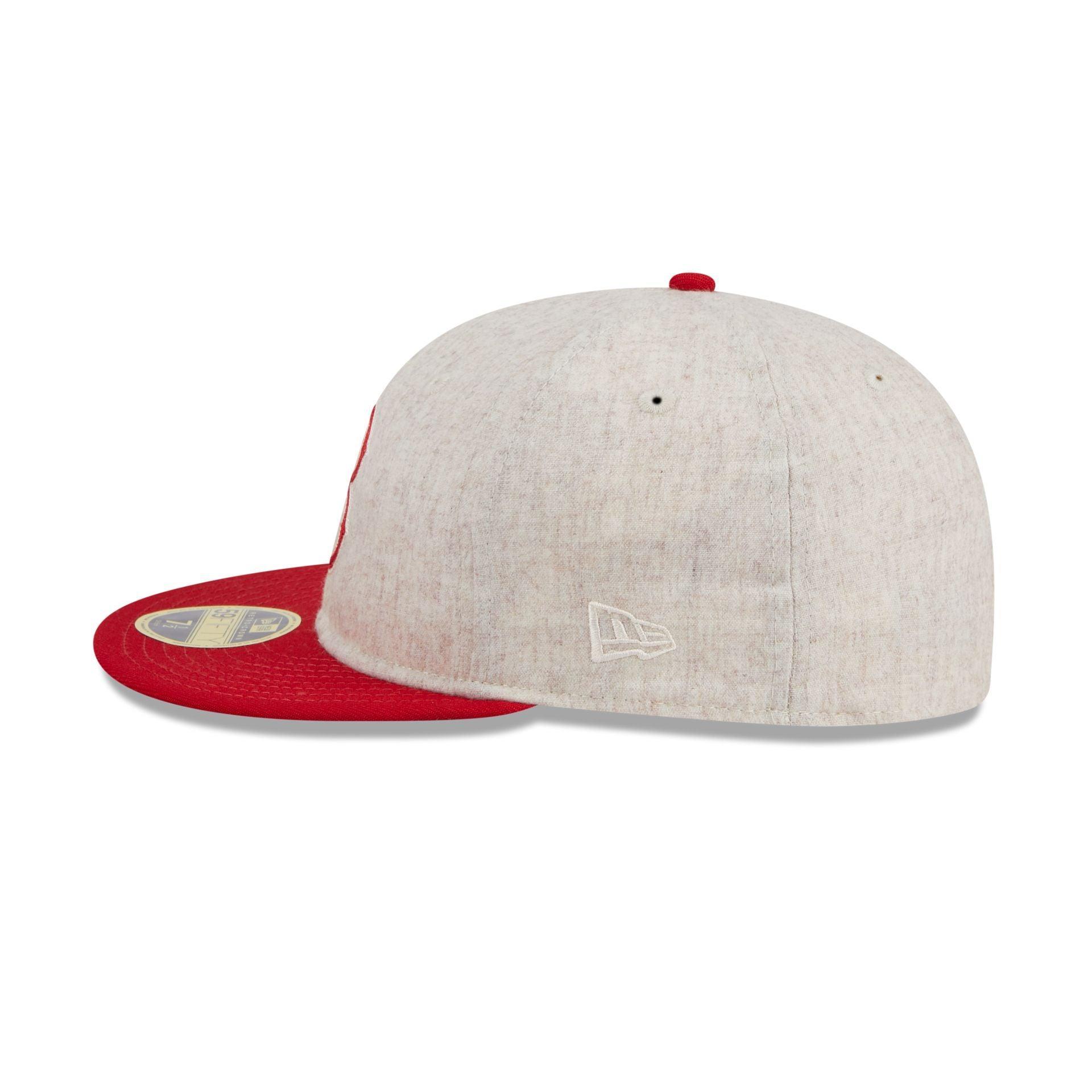 Boston Red Sox Melton Wool Retro Crown 59FIFTY Fitted Hat Male Product Image