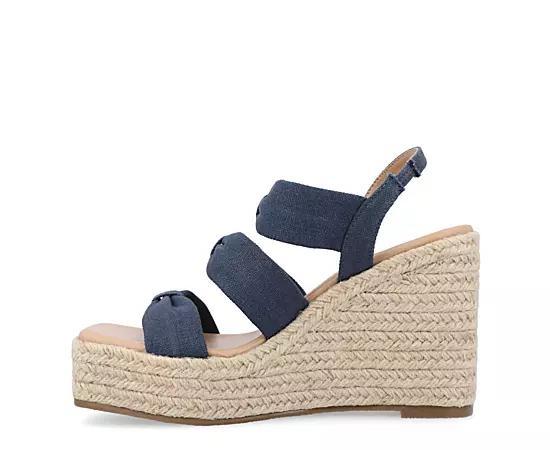 Journee Collection Womens Santorynn Platform Wedge Sandal Product Image