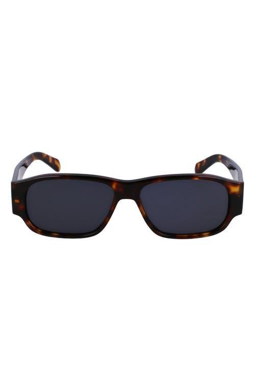 FERRAGAMO 57mm Rectangular Sunglasses Product Image
