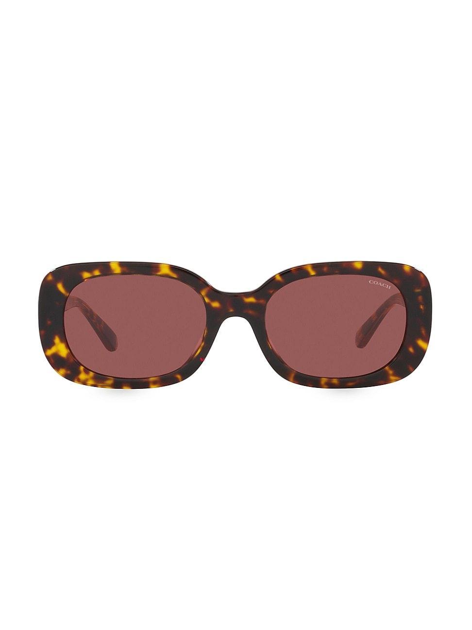 Womens 54MM Wide Oval Sunglasses Product Image