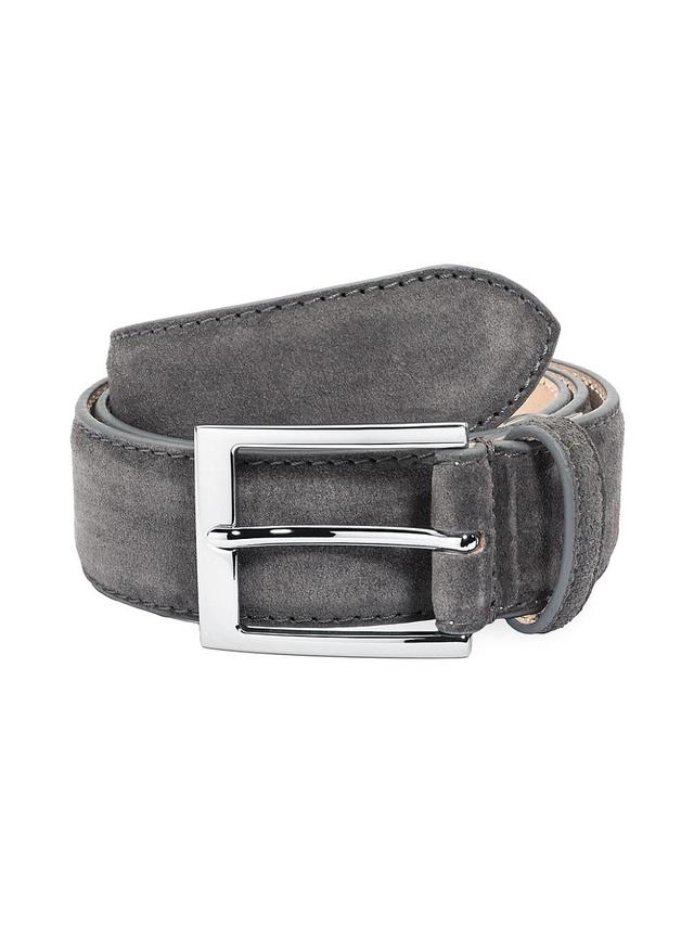 Mens Suede Buckle Belt Product Image