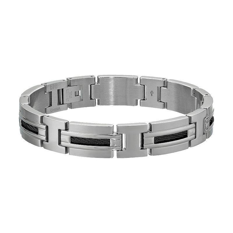 LYNX Stainless Steel 12MM Mens Bracelet Product Image