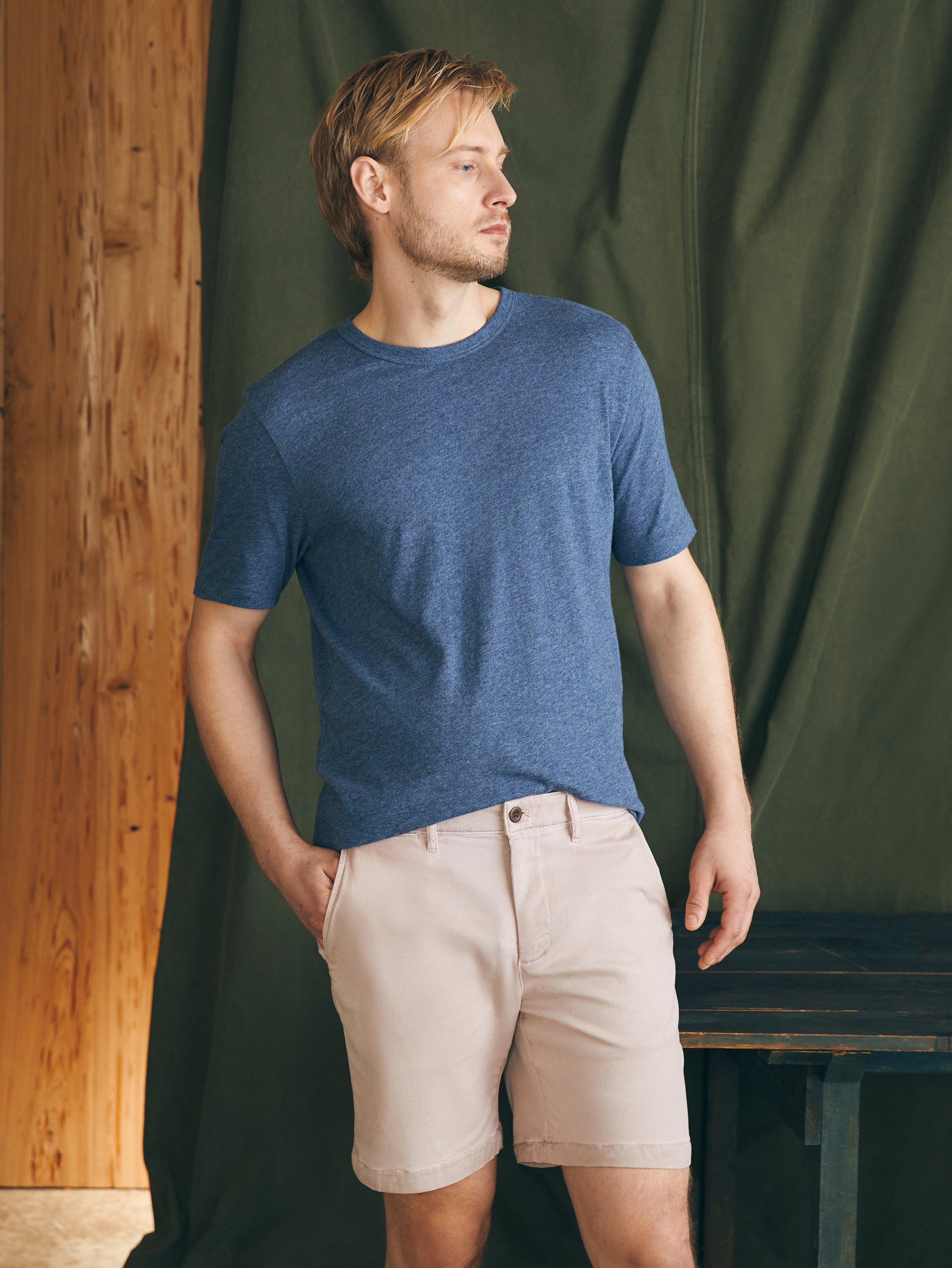 Coastline Stretch Chino Short (8" Inseam) - Spring Quartz Male Product Image