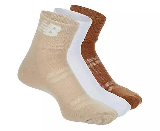 New Balance Womens Quarter Socks 3 Pairs Product Image