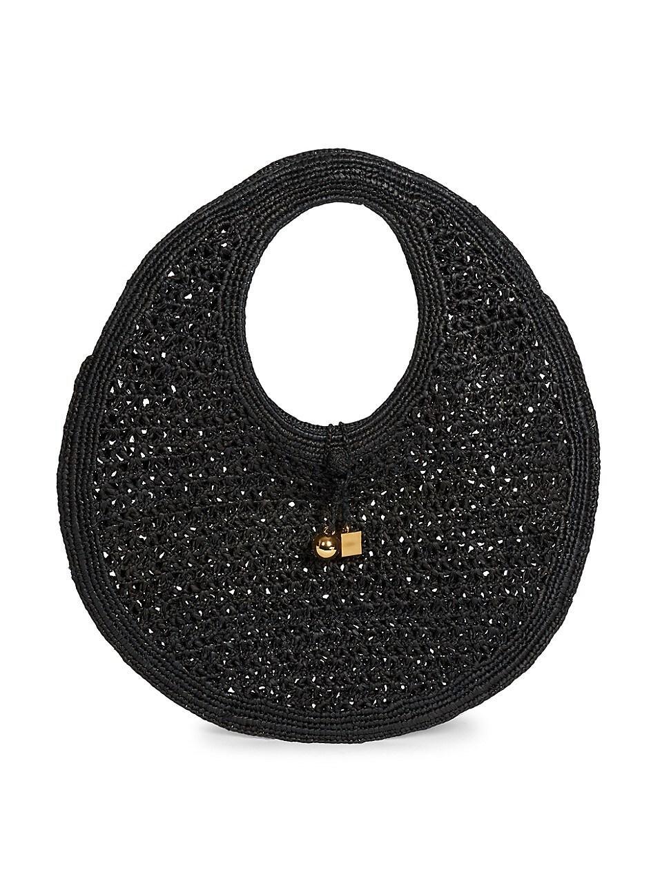 Womens Le Rond Spiaggia Raffia Shoulder Bag Product Image