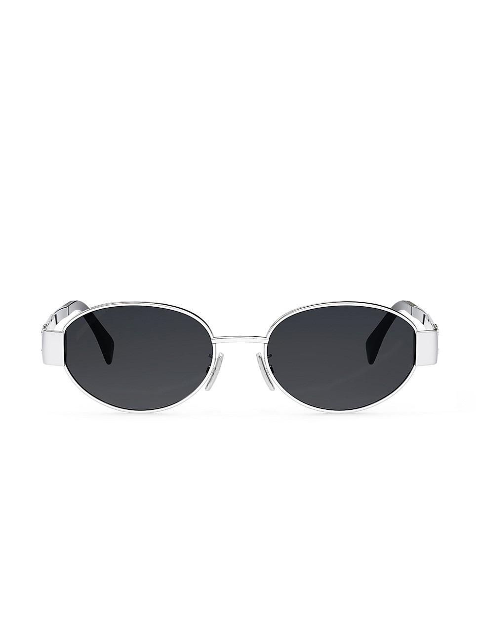 Triomphe Oval Metal Sunglasses Product Image