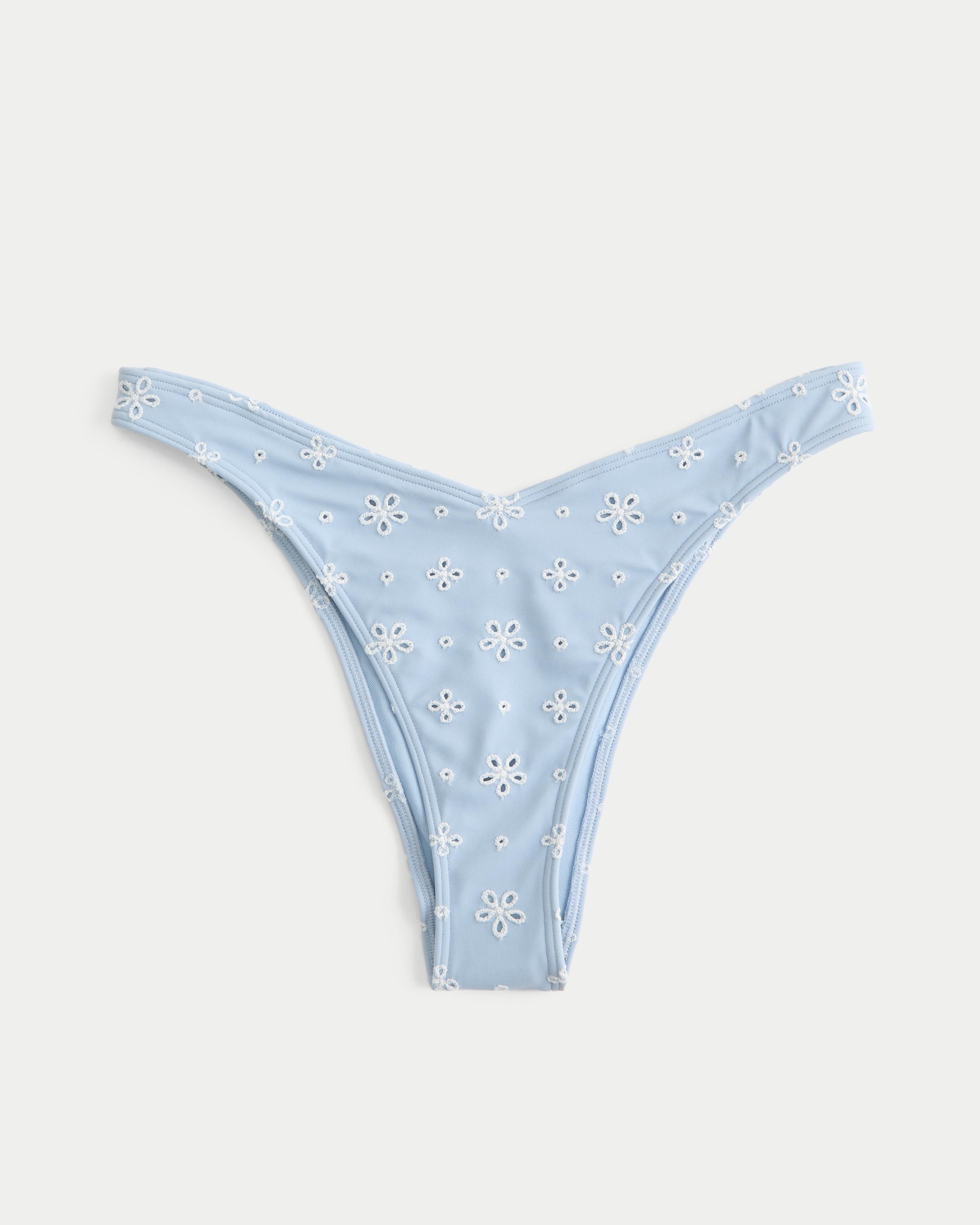 High-Leg Eyelet Cheekiest Bikini Bottom Product Image