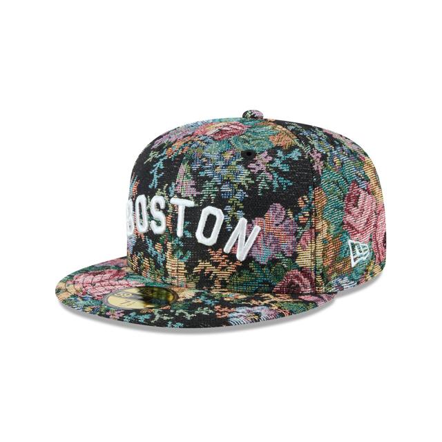 Boston Red Sox Jacquard Pattern 59FIFTY Fitted Hat Male Product Image