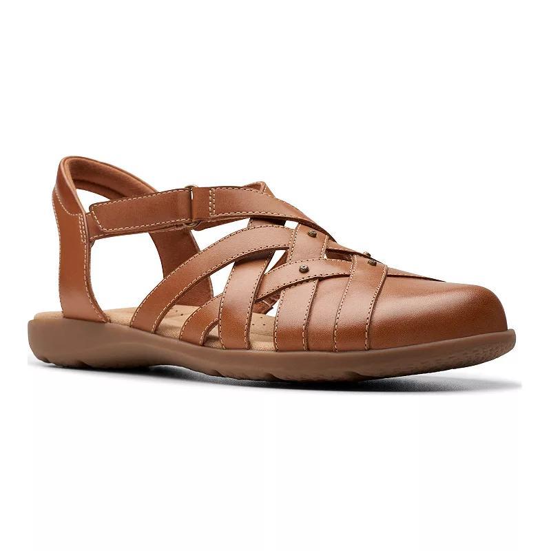 Clarks Elizabelle Sea Womens Leather Fisherman Sandals Product Image