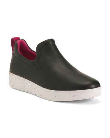 Leather Rally Speckle Sole Slip On Trainers for Women Product Image