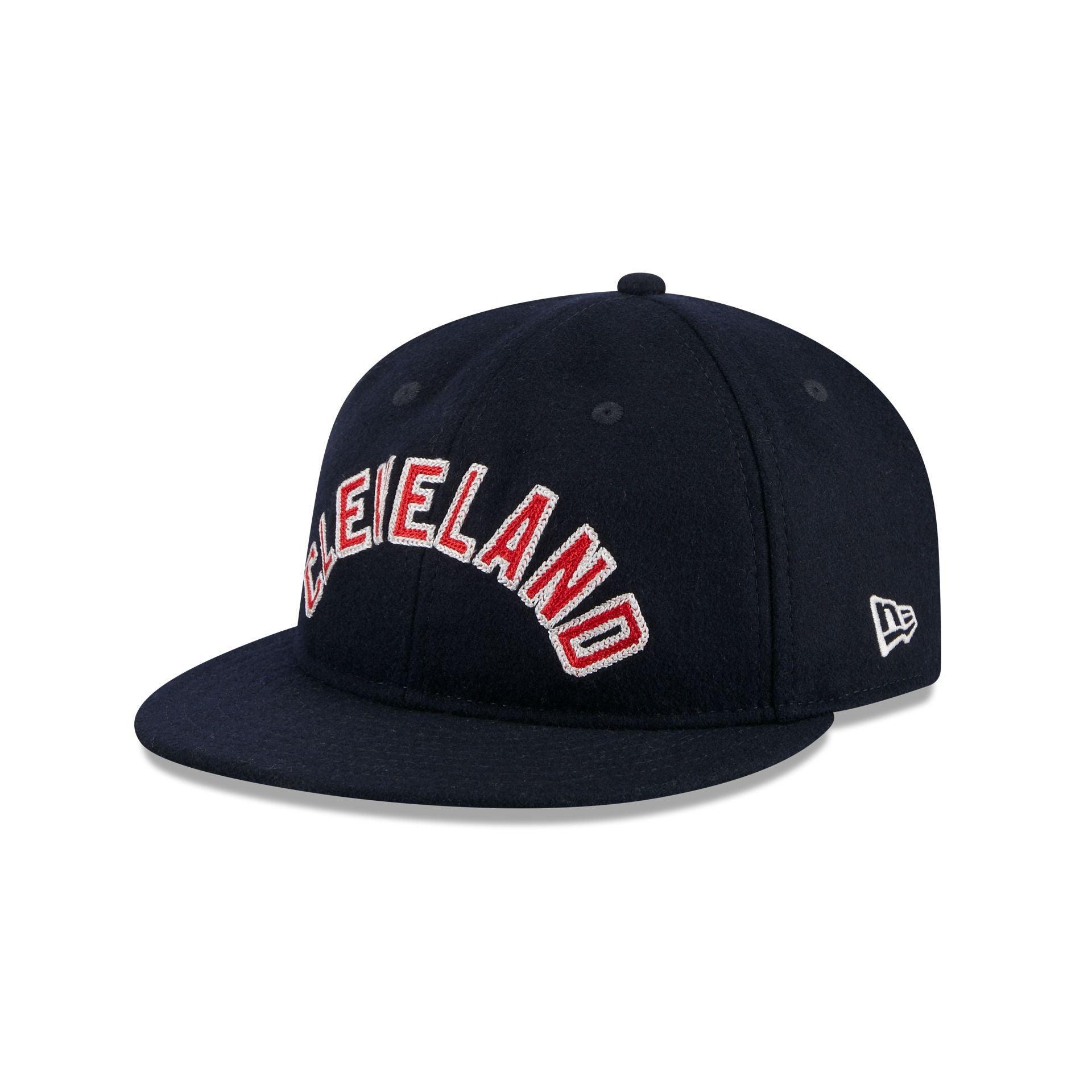 Cleveland Guardians Melton Wool Retro Crown 9FIFTY Adjustable Hat Male Product Image