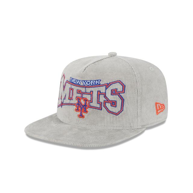 New York Mets Gray Cord Golfer Hat Male Product Image