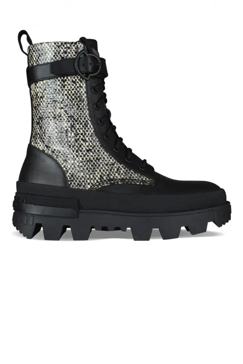 MONCLER Women Carinne Ankle Boots In Black Product Image