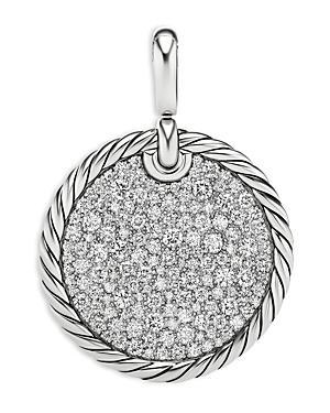 Womens DY Elements Disc Pendant With Pav Diamonds Product Image