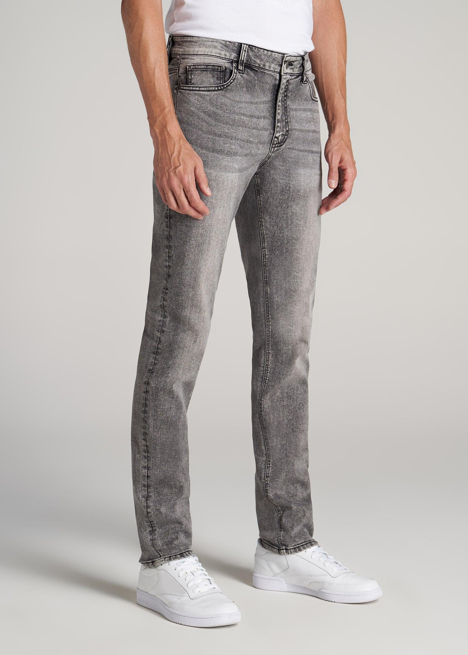 Dylan SLIM-FIT Jeans for Tall Men in Washed Faded Black Male Product Image