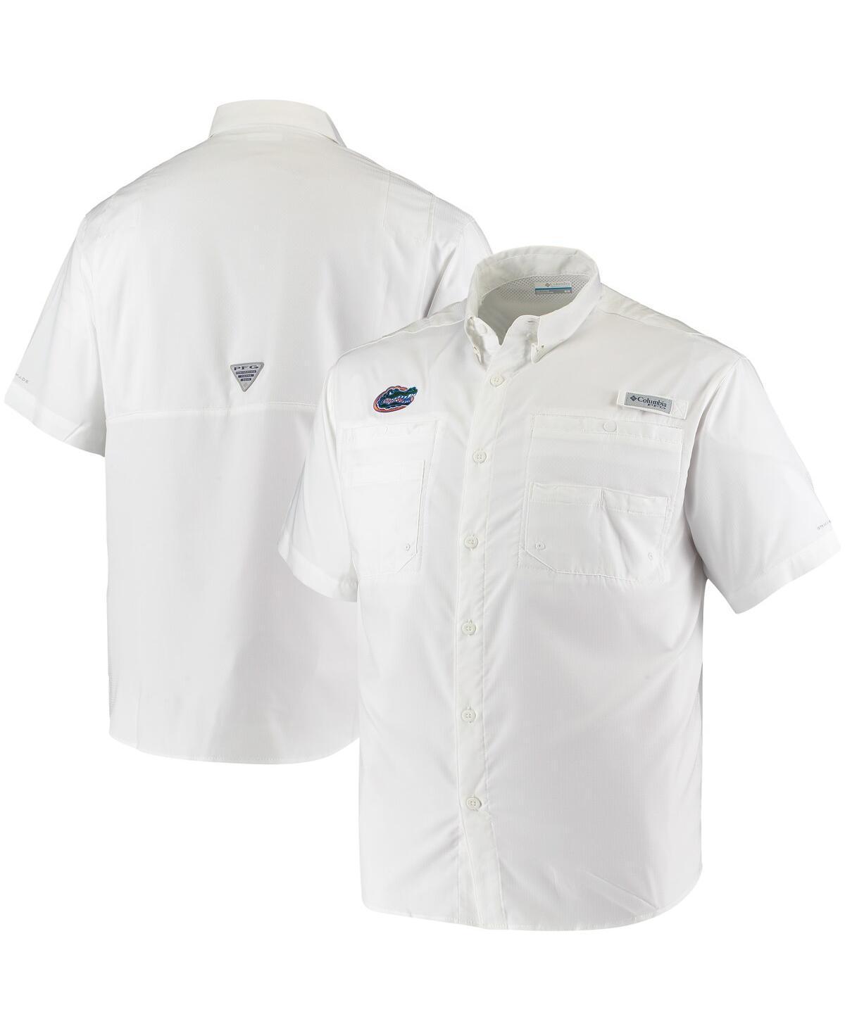 Columbia Mens Collegiate PFG Tamiami Short Sleeve Shirt - Florida- Product Image