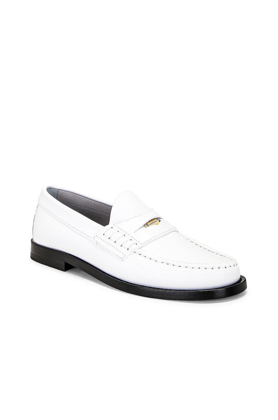 Burberry Leather Loafer White. (also in 36, 38, 38.5, 40). Product Image