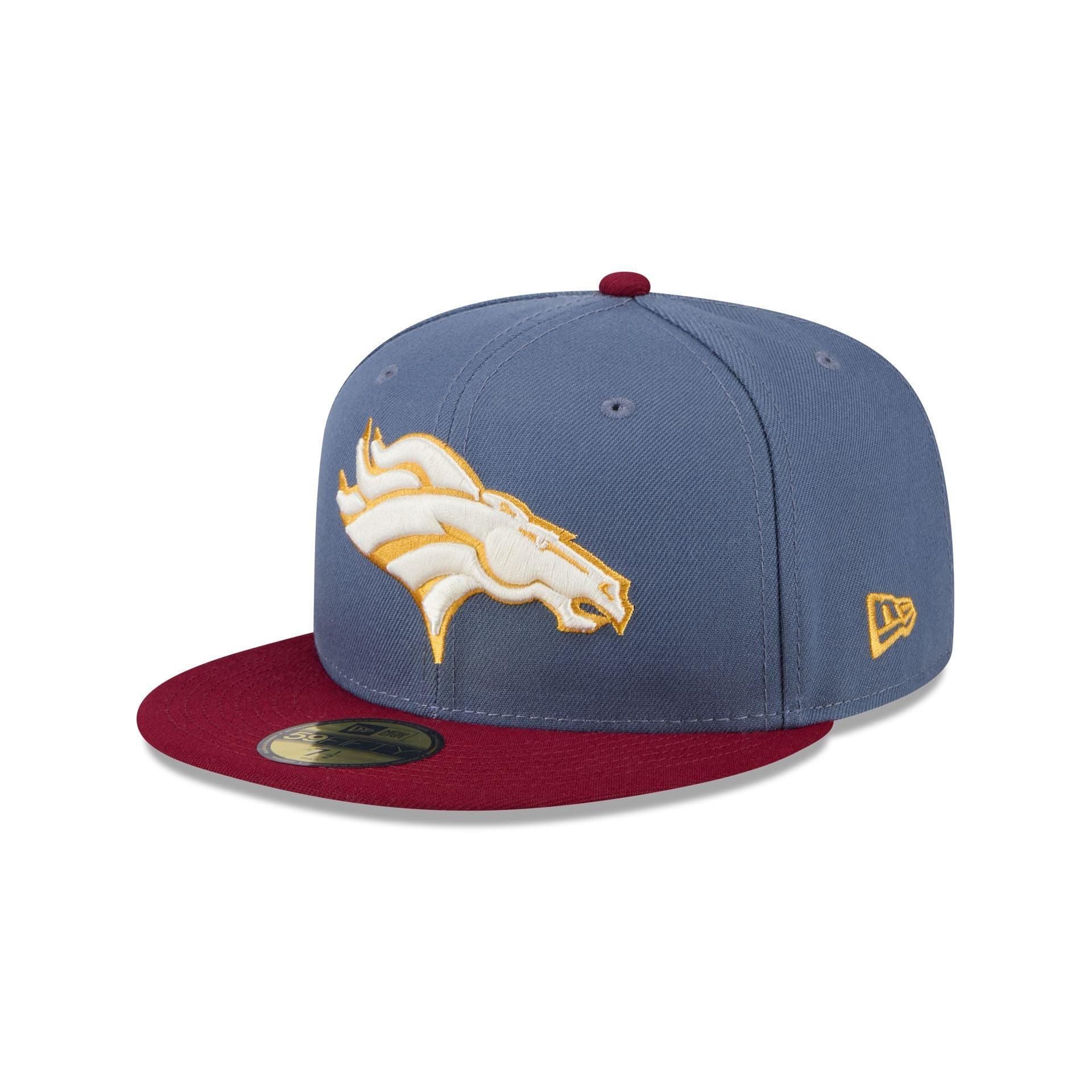 Denver Broncos Deep Blue 59FIFTY Fitted Hat Male Product Image