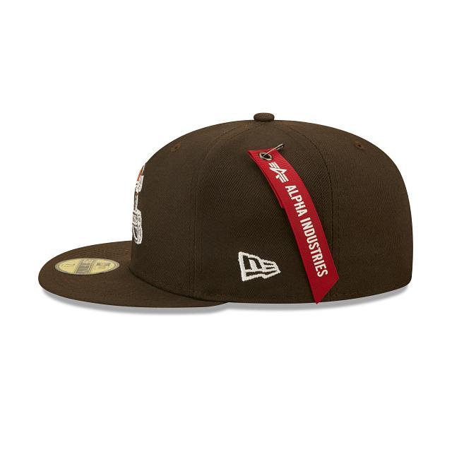 Alpha Industries X Cleveland Browns 59FIFTY Fitted Hat Male Product Image