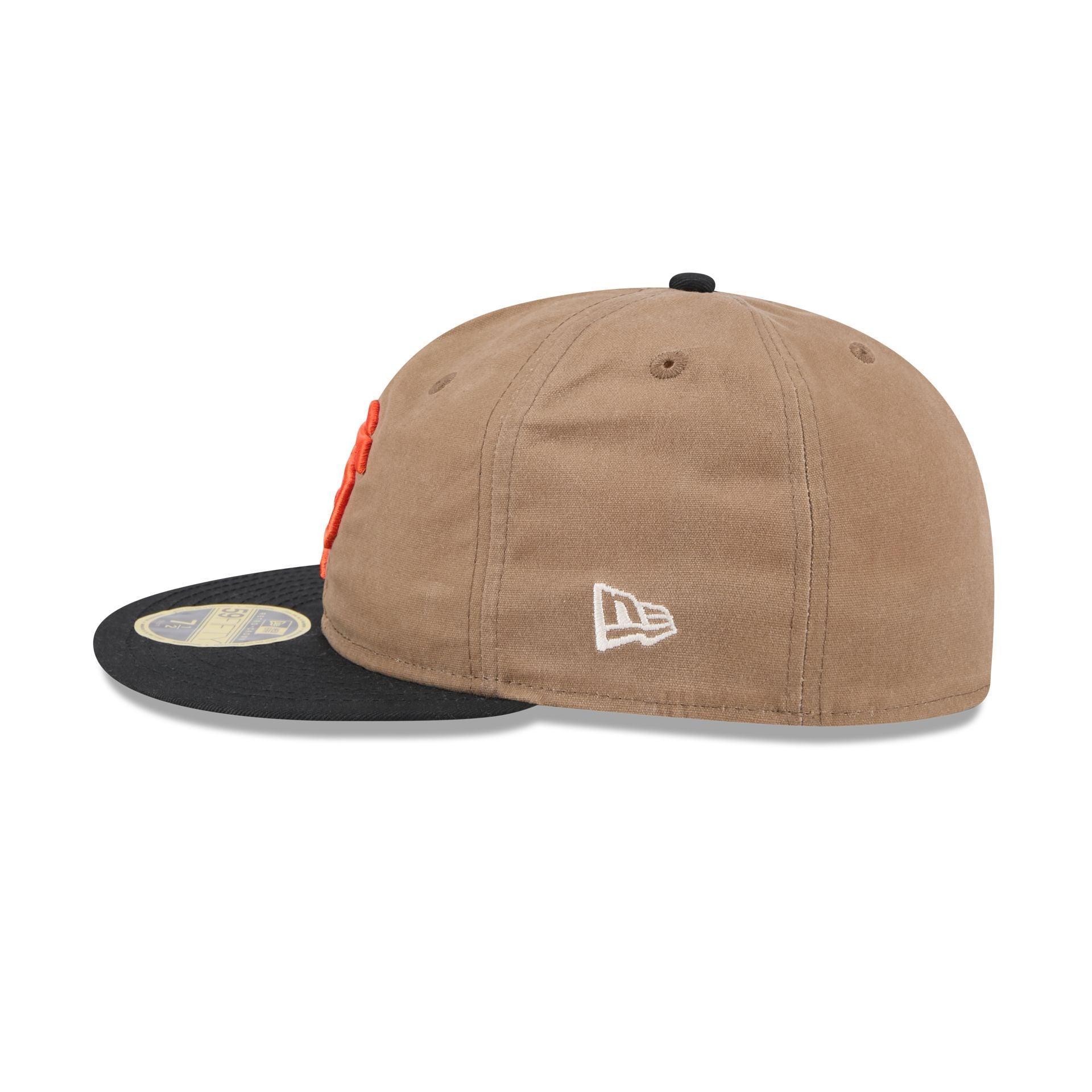 San Francisco Giants Wax Canvas Retro Crown 59FIFTY Fitted Hat Male Product Image