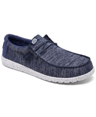 Hey Dude Mens Wally Sport Knit Casual Moccasin Sneakers Product Image