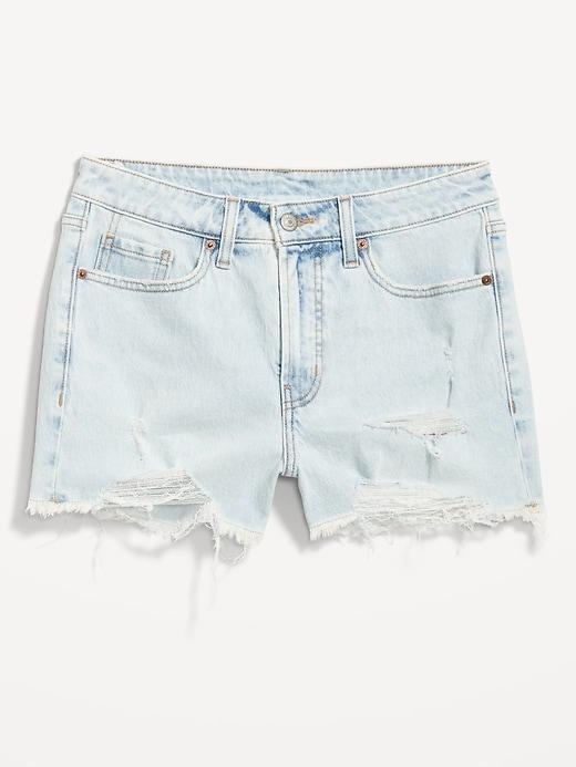 High-Waisted OG Jean Shorts -- 3-inch inseam Product Image