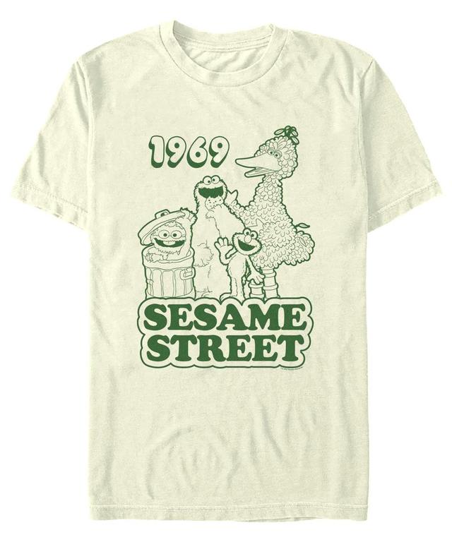 Fifth Sun Mens Sesame Street Sesame 1969 Group Short Sleeve T-shirt Product Image