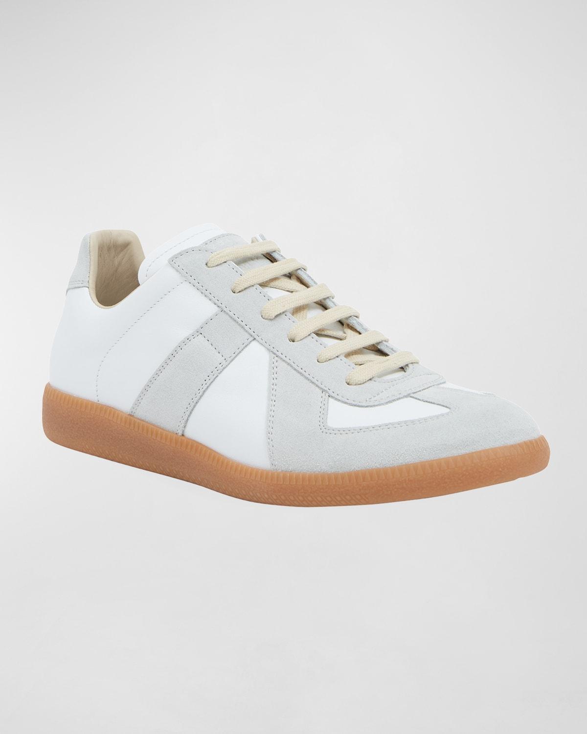 Mens Replica Leather & Suede Sneakers Product Image