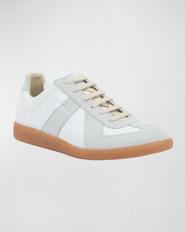 Mens Replica Leather & Suede Sneakers Product Image