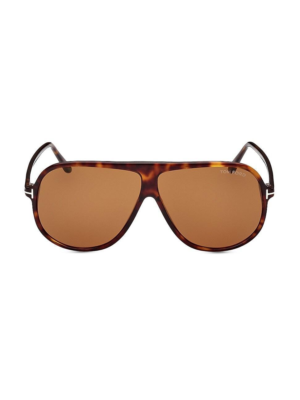 FERRAGAMO Gancini Evolution 61mm Aviator Sunglasses Product Image