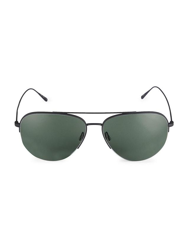 Mens Cleamons 60MM Pilot Sunglasses Product Image