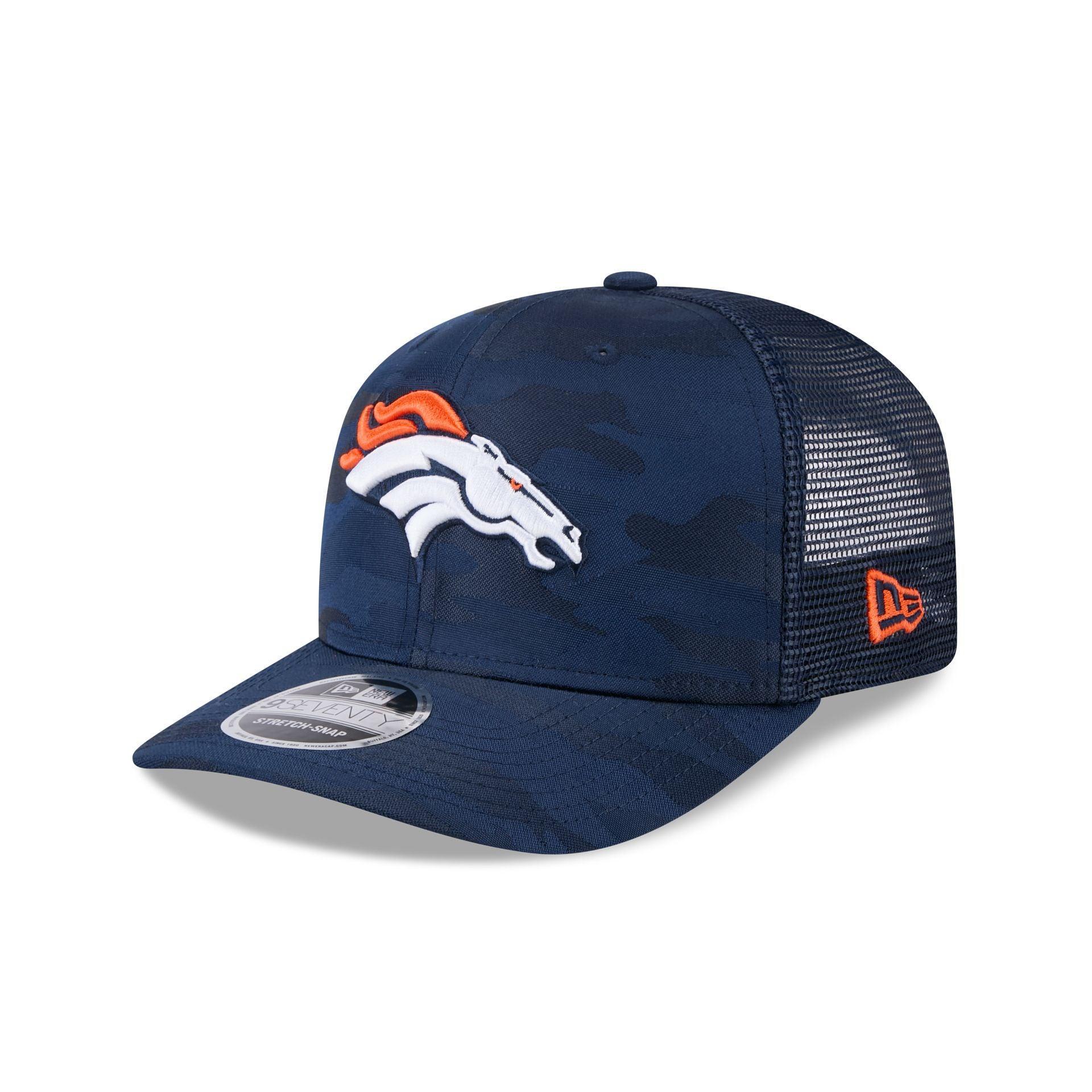 Denver Broncos Camo 9SEVENTY Trucker Stretch-Snap Hat Male Product Image