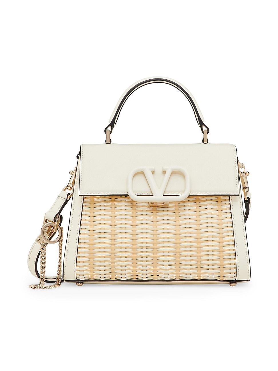 Womens Small VSling Wicker Handbag Product Image