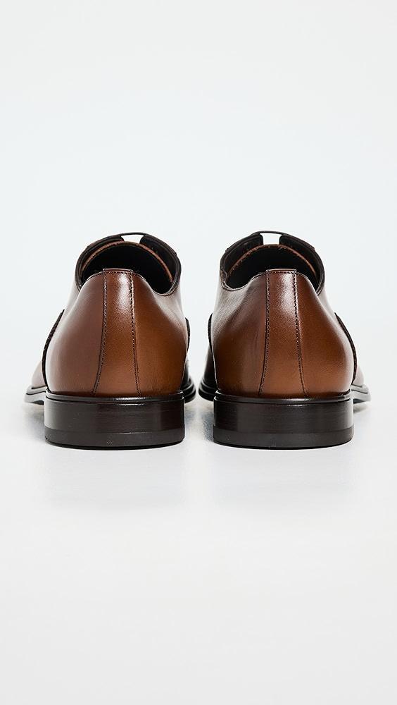 FERRAGAMO Boston Leather Lace Up Dress Shoes | Shopbop Product Image