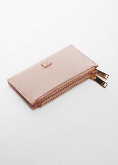 MANGO - Double compartment wallet - One size - Women Product Image