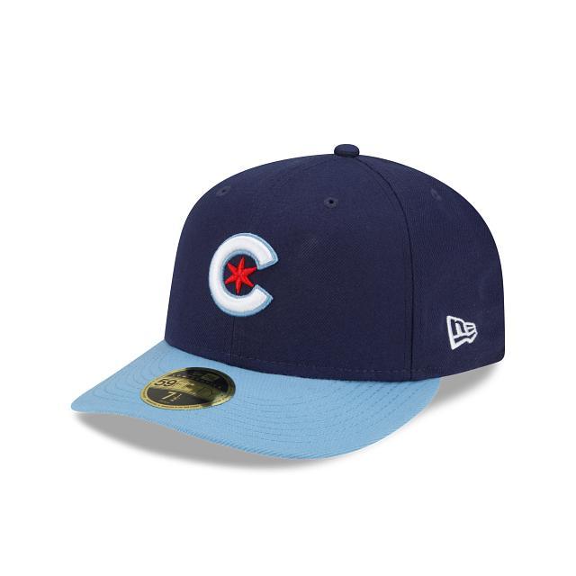 Chicago Cubs City Connect Low Profile 59FIFTY Fitted Hat Male Product Image