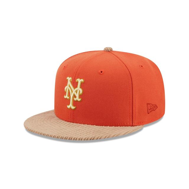 New York Mets Autumn Wheat 9FIFTY Snapback Hat Male Product Image