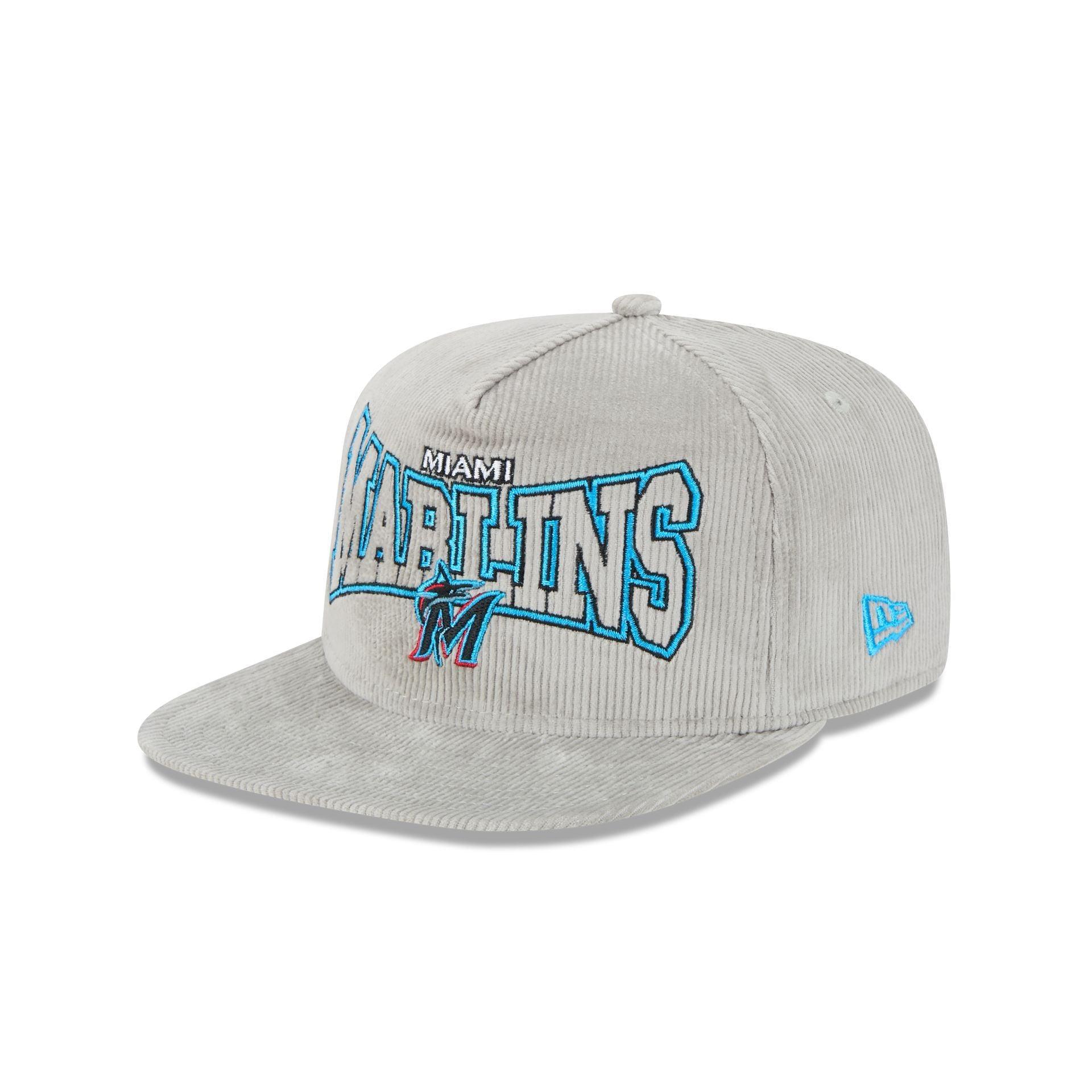 Miami Marlins Gray Cord Golfer Hat Male Product Image